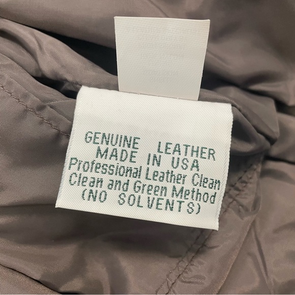 Vintage Official US Border Patrol Uniform Leather Jacket Goatskin Men’s 44 L/XL - Picture 15 of 16